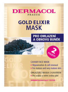 Gold Elixir omladzujúca maska s kaviárom